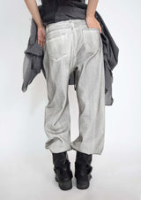 Black Spray Coated Jeans