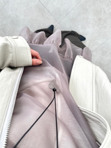 soft leather jumper