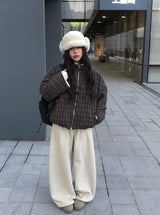 Mison Reversible Wool Fluffy Earflap Hat