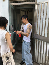 No.1311 snap henryneck sleeveless (3color)