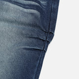 Catwashing Side Finch String Banding Wide Denim Pants