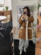 Camel Boa Hood Duffle Mustang Coat