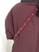 Urban volume round padded jacket
