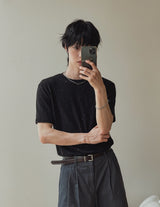 モクリラウンド半袖Tシャツ