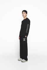 25SS ドロップスターベアロングスリーブTシャツ ブラック
