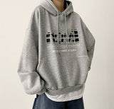 Rika Check Point Fleece Hoodie