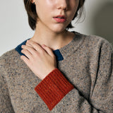 Color Block Crewneck Sweater