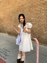 Ain mini dress_ivory