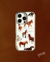 ホースシルバーエポキシバンパースマホケース / TREEFORFIVE345