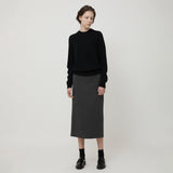 ピグメントビンテージスカート DEEP CHARCOAL