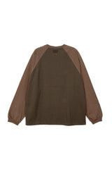 ラグランロングスリーブTシャツ_カーキ