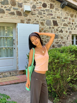 [Ofom] WIDE CAPRI PANTS