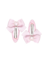 little hime hair pin - right pink (2pcs set)