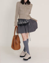 Cush Banding Pumpkin Balloon Mini Skirt