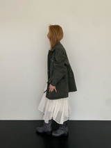 シフォンアンバランススカート