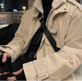 エカコーデュロイオーバーフィットクロッピードパデッドナイトトップ