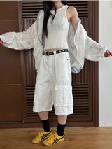 [Unisex] Multi cargo bermuda pants(4color)