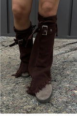 Olu choco leg warmer