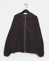 Sithern Corduroy Two-Way Hooded Zip-Up Jacket