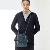 LUZIN MINI シープスキンショルダーバッグ / Peacock Green