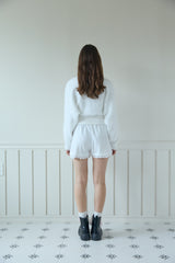 FURRY BOLERO CARDIGAN (2 COLORS)