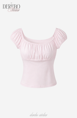Cotton Candy Smudge Square Short Sleeve T-Shirt