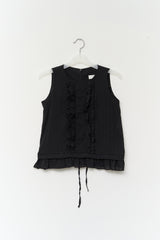 (W) Avo Frill Dot Blouse (2color)