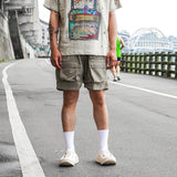 five-pocket utility beach shorts