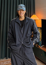 Side-stripe track jacket 3COLOR