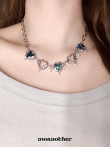 [Heart2Hearts Yuha, IDLE Minnie PIck!] トリプルハートネックレス