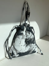 Strap string pouch-tie-dye
