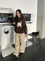 ムーブカットスナップワイドパンツ(3c)
