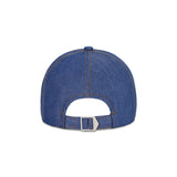 VA Curved Denim Stitch Detail 5Panel Ball Cap / Lightindigo