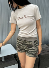 MILITARY MINI SHORTS