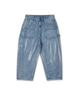 Distressed Washed Jeans