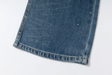 ICE BLUE HOT-FIX RHINESTONE CRINKLE WHISKER BOOTCUT JEANS