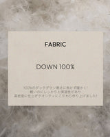 【MADE】Duck down padded jumper