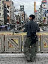 オスティーハイネックニットジップアップ (M, L / 2 Colors