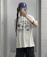 Symbol Effort Over-fit T-Shirts - 4COLOR