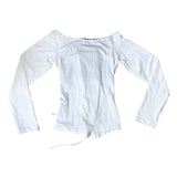 Corset off shoulder T