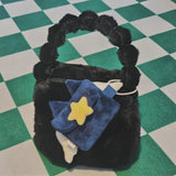 [MADE] fluffy nero pouch