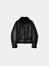 Cutting rider crop mustang jacket