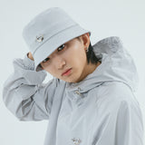 Chrome Bucket Hat Light Gray