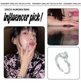 [2PACK][Silver] オープンリング (Choose Two of 11 types) (Random Gift Additional)