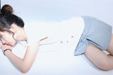 Grunge Claw Leopard Eyelet Tee - White