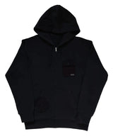 【MADE】 Pocket Hoodie Zip up - Black