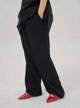Gleam wide pants (black)