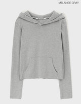 [B-BASIC] ライトスタンダードフードロングスリーブTシャツ