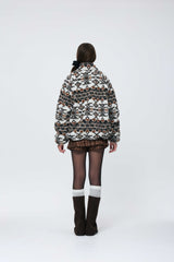 NORDEN FLEECE JACKET / BROWN