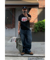 パームツリーマッスル半袖Tシャツ